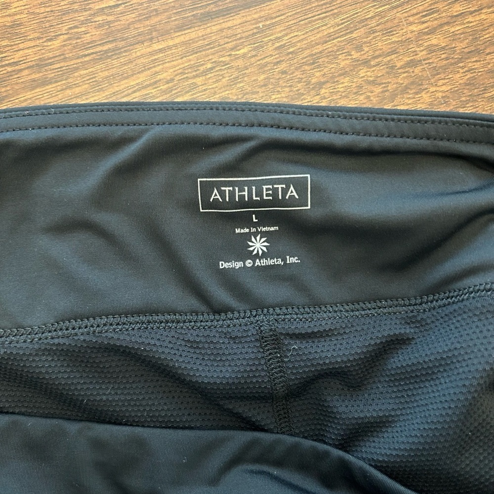 Athleta Black Tiered Skater Skirt - Picture 3 of 3
